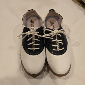 Eastland Black and White Women's Flats